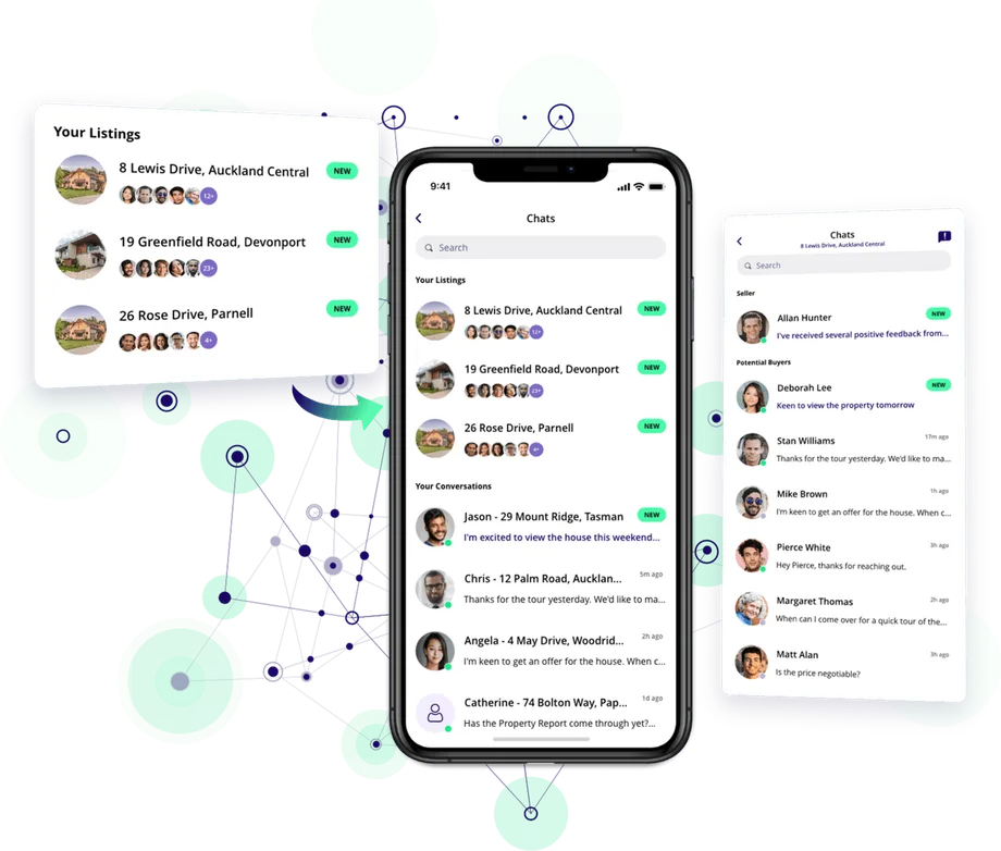 Organised conversations across every listing